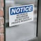 Signmission No Public Restroom Do Not Enter Private Residence OSHA Notice Sign, Vinyl Decal, 5in x 3.5in, 2PK OS-2PACK-NS-D-35-L-14764 - alternate 2